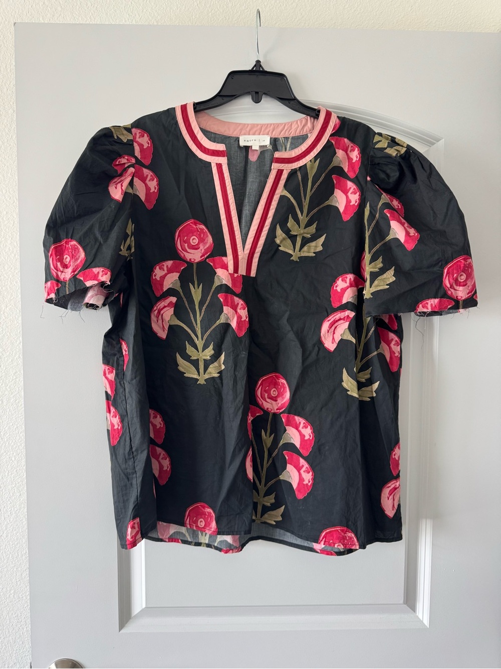 100% Cotton Entro Top Size 1x